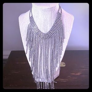Statement crystal necklace